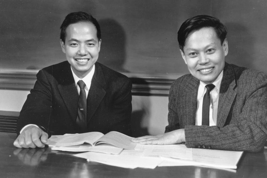 Chen-ning Yang (left) and Tsung-Dao Lee, who together became the first Chinese-born scientists to be awarded the Nobel Prize for physics. Photo: China Project