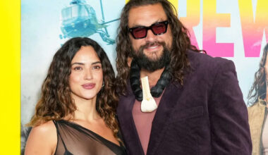 Jason Momoa Calls Girlfriend Adria Arjona the ‘Love of My Life’ as She Supports Him at His Latest Movie Premiere (Exclusive)
