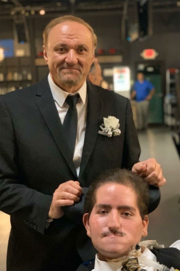 Maher Tarabishi, left, is pictured with his late son Wael Tarabishi, right.