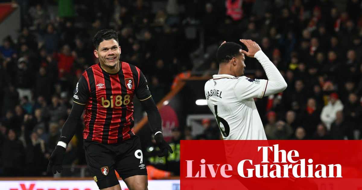 Bournemouth v Arsenal: Premier League – live | Premier League