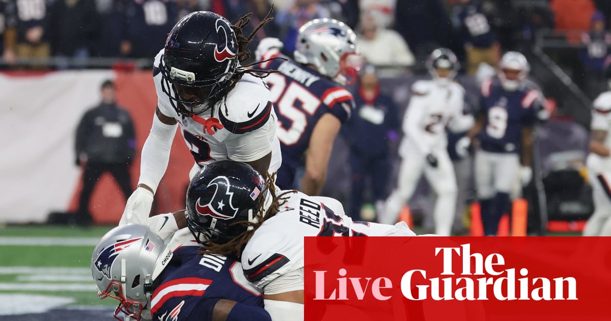 Houston Texans v New England Patriots: AFC Divisional Round NFL playoff – live | NFL