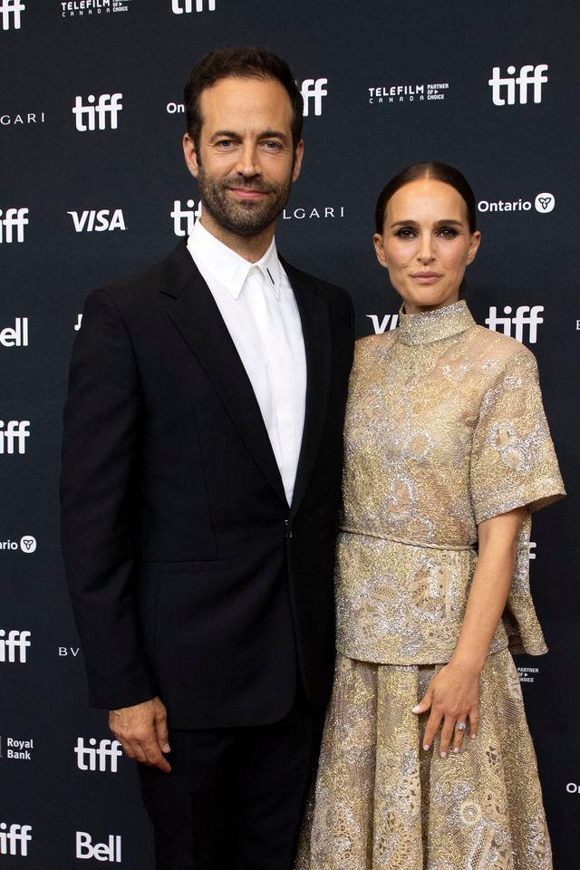 Getty Images Benjamin Millepied and Natalie Portman on September 11, 2022.