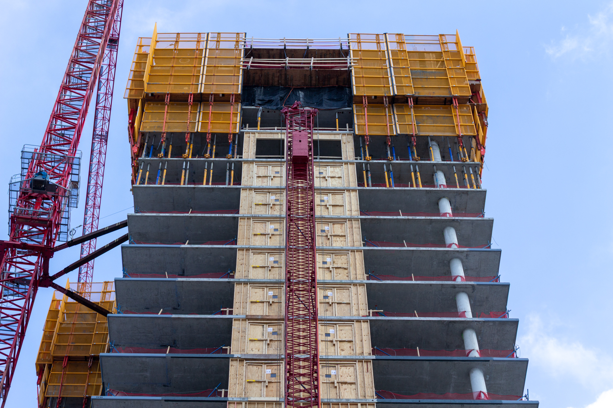 370 North Morgan first glass