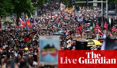 Man arrested over alleged antisemitic speech at protest in Sydney – As it happened | Australia news