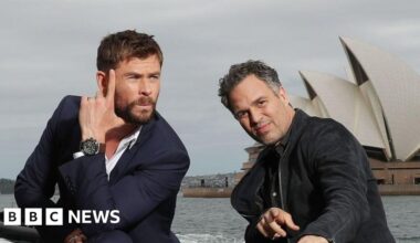 Chris Hemsworth and Mark Ruffalo: We're like a couple of naughty school kids - BBC