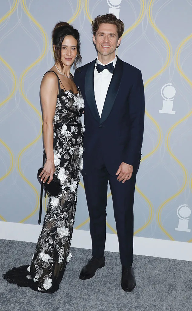 <p>Aaron Tveit & Ericka Hunter Yang</p>