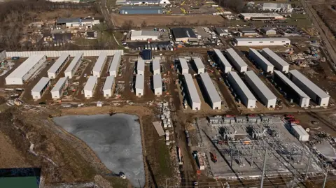 AFP via Getty Images A huge, multi-building data centre in Ohio, US