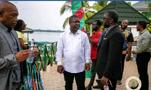 The delegation was led by Delali Kotoka and Dr Isaac Addae of the Conscious Immersion Group