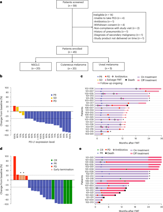 Fecal microbiota transplantation plus immunotherapy in non-small cell lung cancer and melanoma: the phase 2 FMT-LUMINate trial