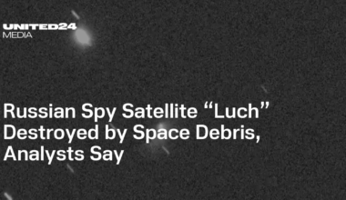 Russian Spy Satellite “Luch” Destroyed by Space Debris, Analysts Say — UNITED24 Media