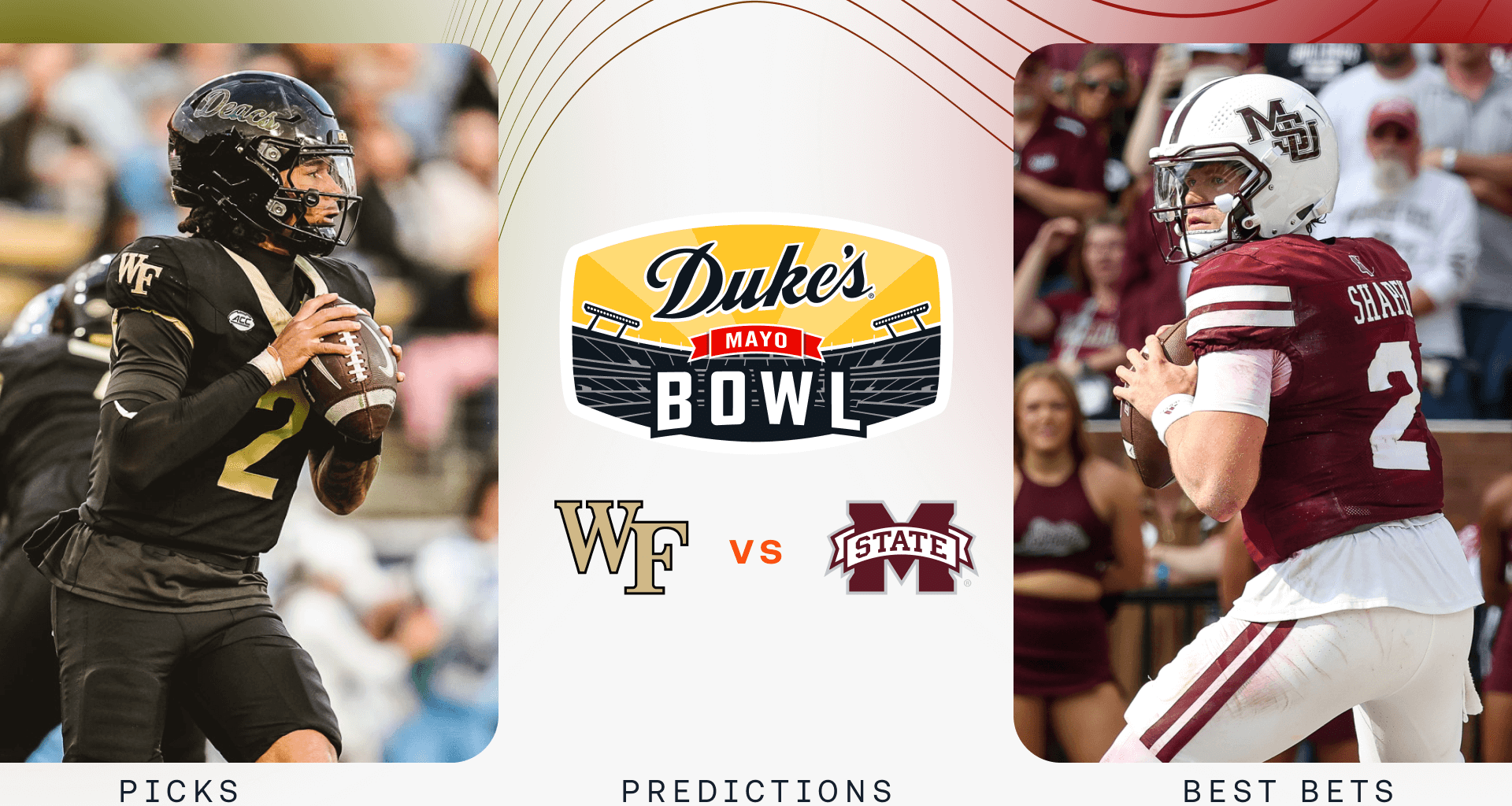 Wake Forest Demon Deacons Mississippi State Bulldogs NCAAF