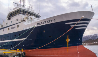The Melkart-3 is trawling near Svalbard
