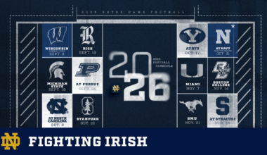 Irish Announce 2026 Football Schedule – Notre Dame Fighting Irish – Official Athletics Website