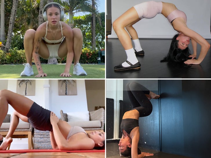 Bendy Babes -- Stars Strike A Yoga Pose!