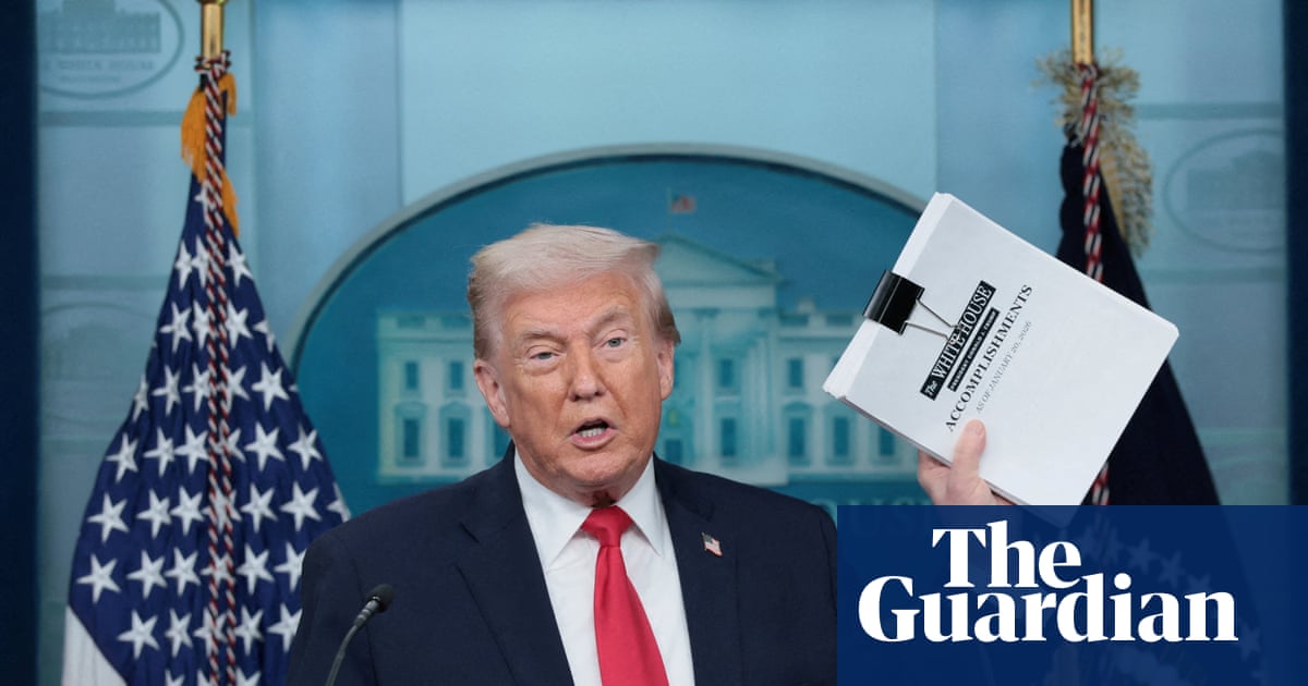 Rambling Trump runs through his achievements as worried world watches on | Donald Trump