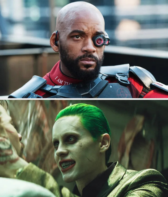 will's superhero character and jared as the joker