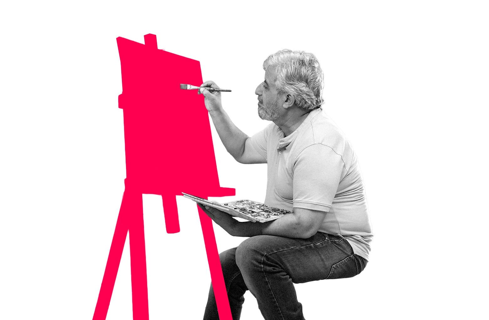 My dad discovered a sweet hobby in his retirement. Some people have decided to paint it as something sinister.