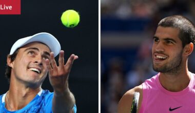 Talia Gibson wins, Aryna Sabalenka, Carlos Alcaraz, Alexander Zverev, Frances Tiafoe, Australian stars, day 1 results, scores, draws, players, tips, matches, how to watch