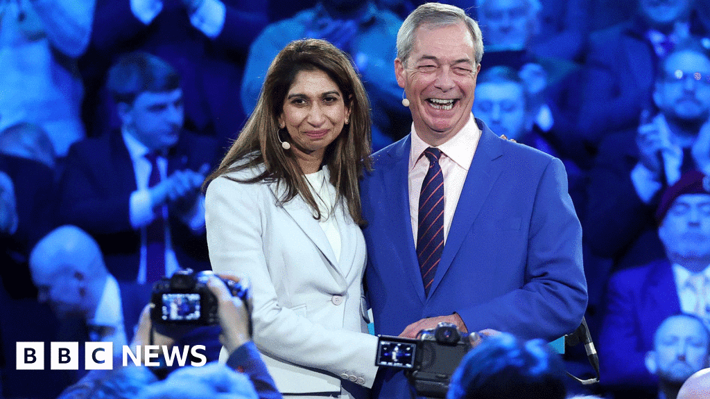 Suella Braverman accuses Tories of betrayal as she defects to Reform UK - BBC