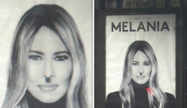 Melania Trump Movie Posters Defaced With Hitler 'Stache Across L.A.
