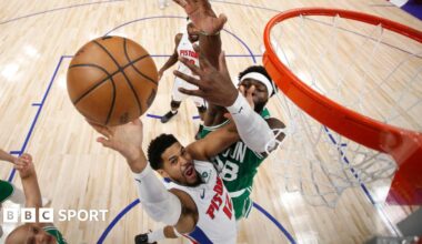Tobias Harris of the Detroit Pistons shoots