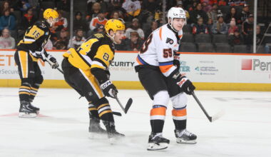 Flyers prospect Oliver Bonk scores first AHL goal with Phantoms