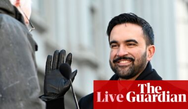 Zohran Mamdani vows to govern New York ‘expansively and audaciously’ after being sworn in by Bernie Sanders –as it happened | Zohran Mamdani