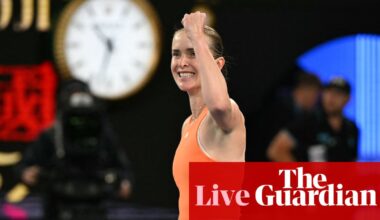 Australian Open 2026: De Minaur sets up Alcaraz clash, Svitolina beats Andreeva – as it happened | Australian Open 2026