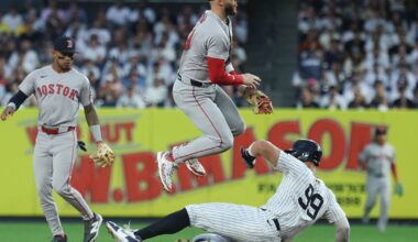 NBC has just one Yankees-Red Sox game listed on its "SUnday Night Baseball" schedule for 2026.