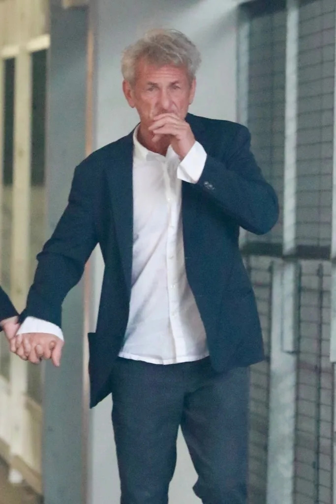 He appeared to be smoking. BACKGRID