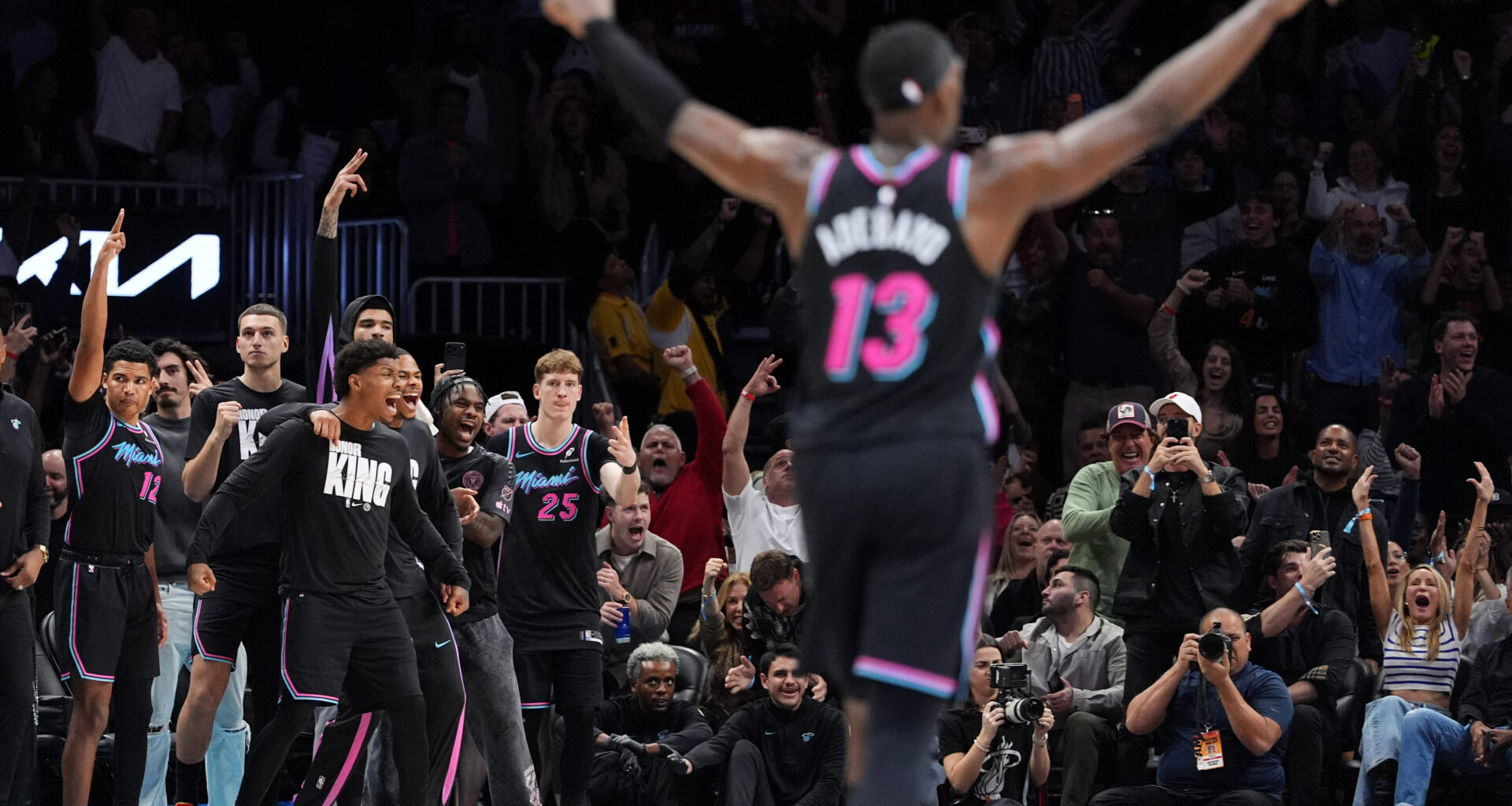 Andrew Wiggins' late 3-pointer secures Miami's 122-120 win over Oklahoma City