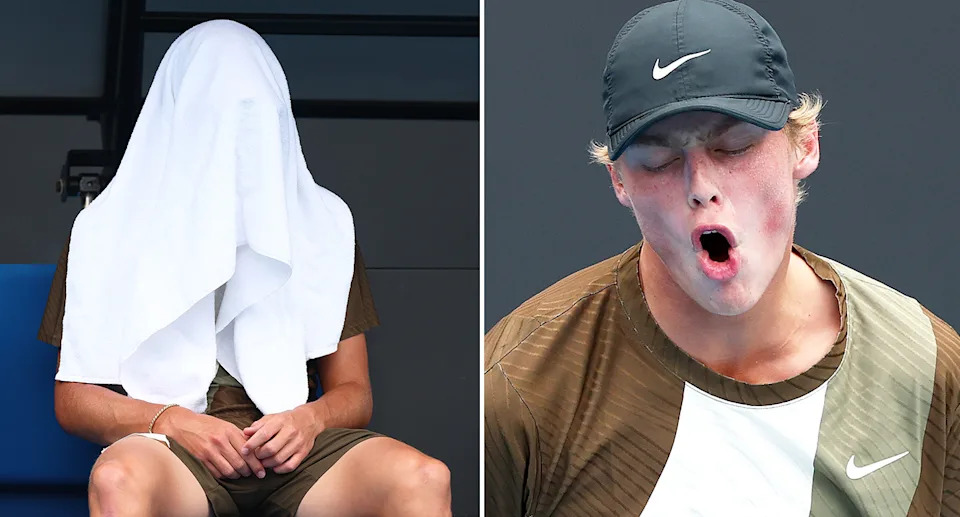 Cruz Hewitt still pocketed a $40,000 pay cheque despite losing in the first round of Australian Open qualifying. Pic: Getty