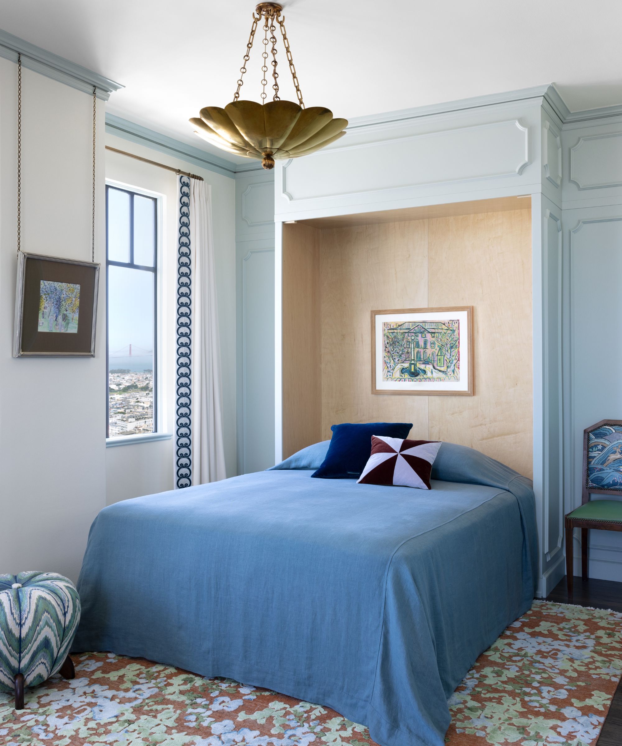 a 1920s san francisco house tour with a jewel box color palette