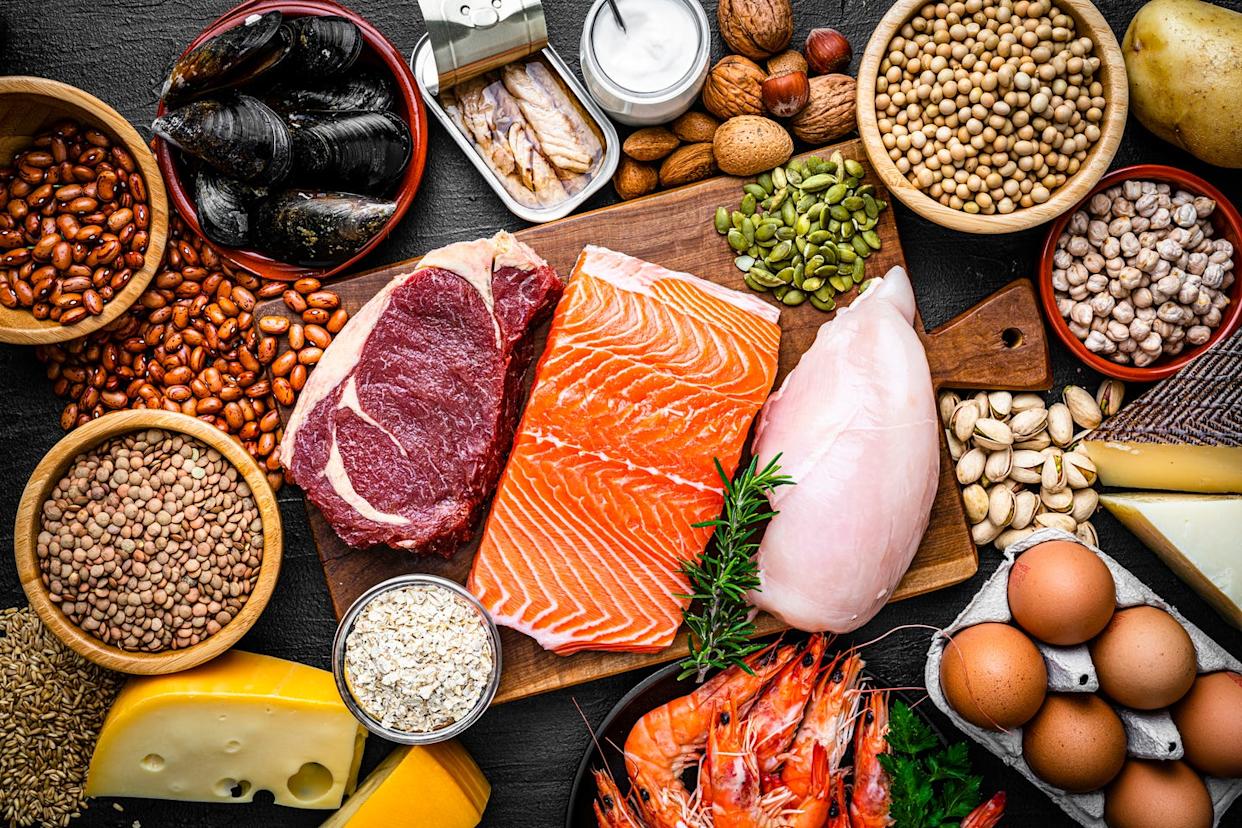 food rich in healthy proteins