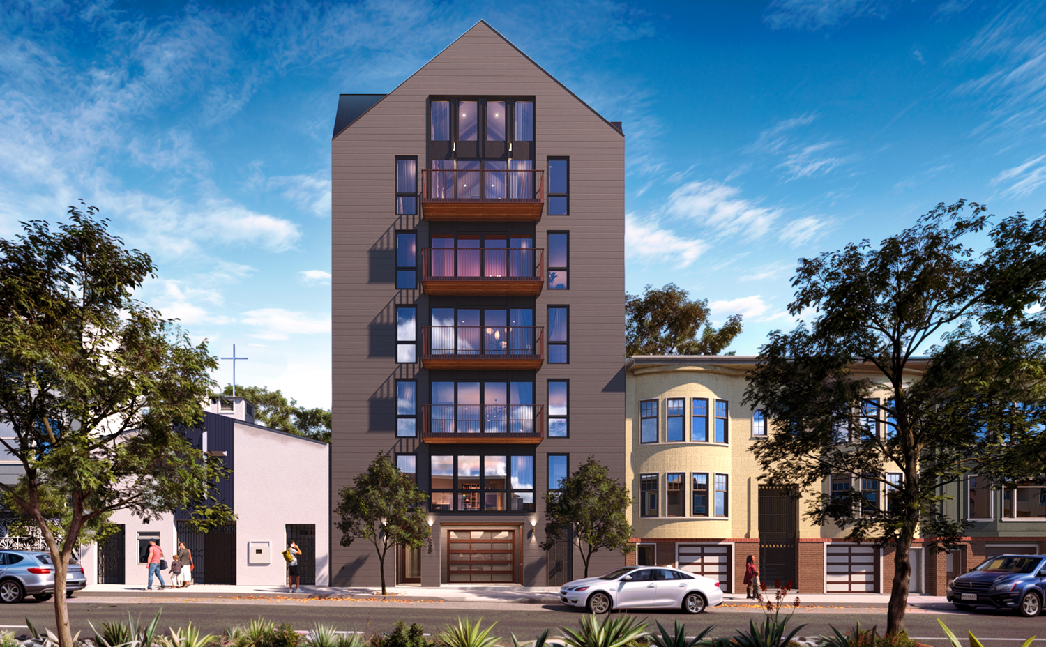 668 Guerrero Street, rendering by RG Architecture