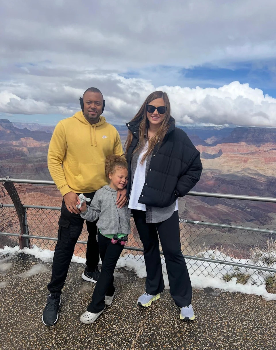 Lacy Cornelius Boyd, her husband and their daughter at the Grand Canyon. / Credit: Lacy Cornelius Boyd
