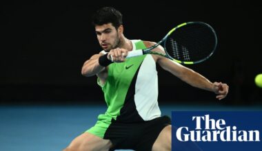 Alcaraz flicks on genius switch to put himself two matches from career grand slam | Australian Open 2026