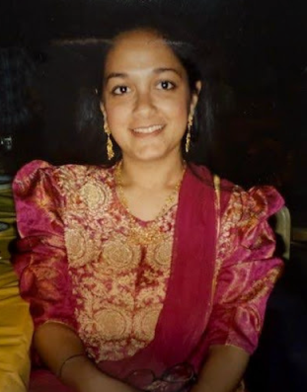 "This is the photo my parents were shopping around to potential suitors," the author writes.