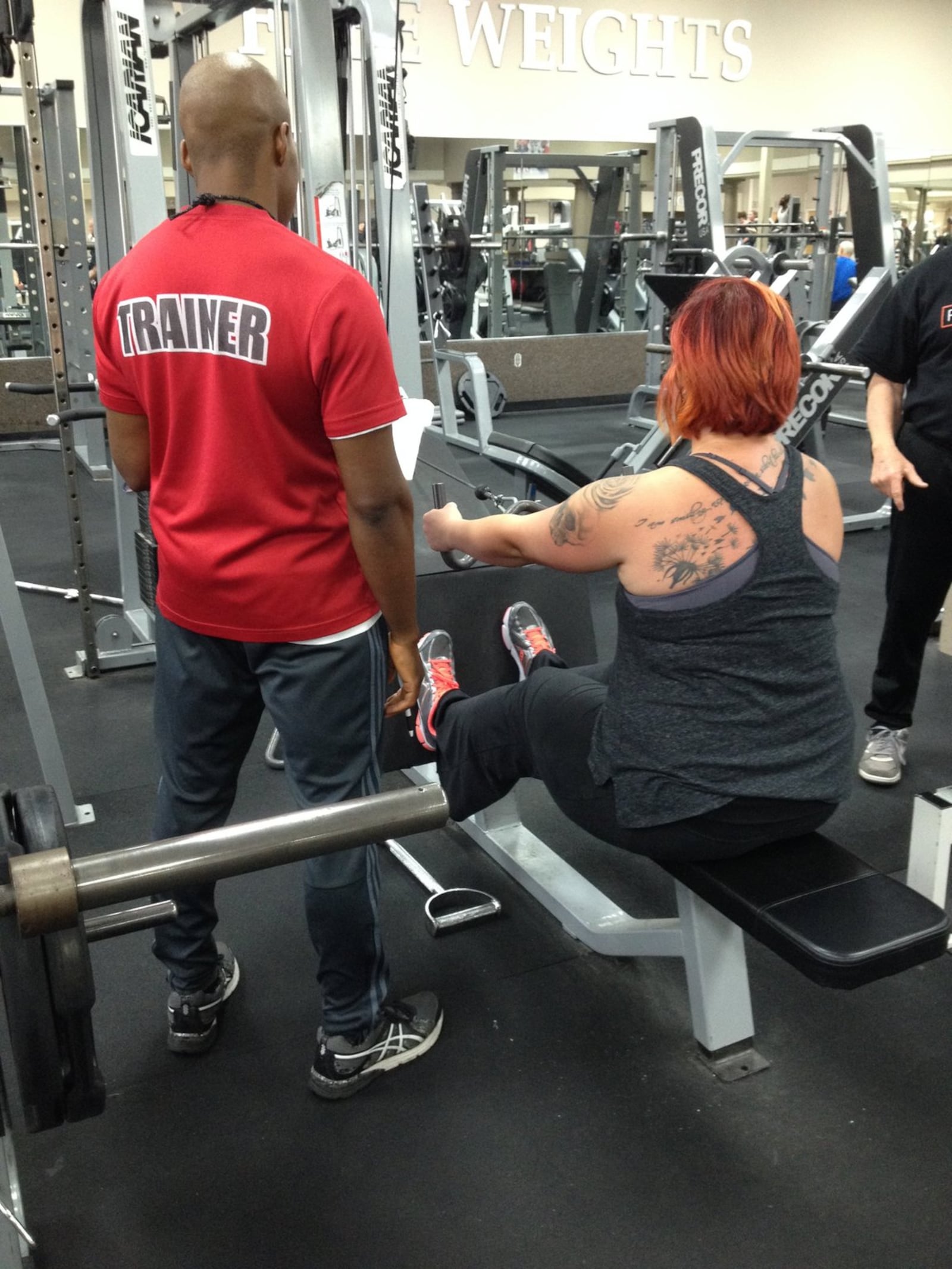 Working with a personal trainer is one way to help you keep your fitness resolutions. CONTRIBUTED