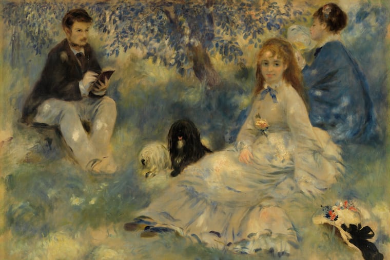 Pierre-Auguste Renoir. The Henriot Family (La Famille Henriot), c. 1875, Oil on canvas. The Barnes Foundation, BF949.