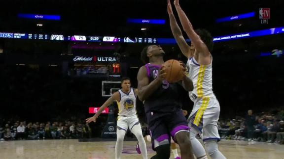 Curry scores 26 points, Warriors hand Timberwolves their 5th straight loss