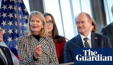 US lawmakers seek to block Trump’s threatened tariffs on European allies | US politics