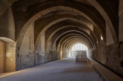 Interventions in the Monestry of Santa Maria de Sijena, Villanueva de Sigena, Spain by Pemán y Franco, Sebastián Arquitectos. Image credit: Iñaki Bergera