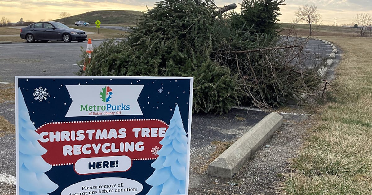 Still taking down the Christmas tree and holiday lights? Here are Butler County recycling options