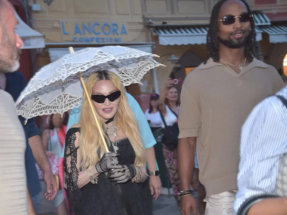 Madonna and Akeem Morris