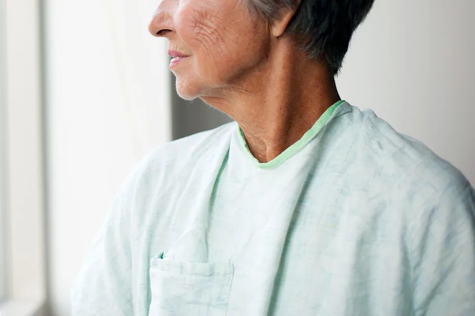 Getty A woman upset in a hospital (stock image).