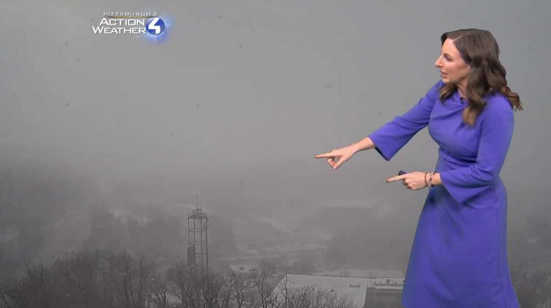 Pennsylvania snow squall warning on Monday, January 19