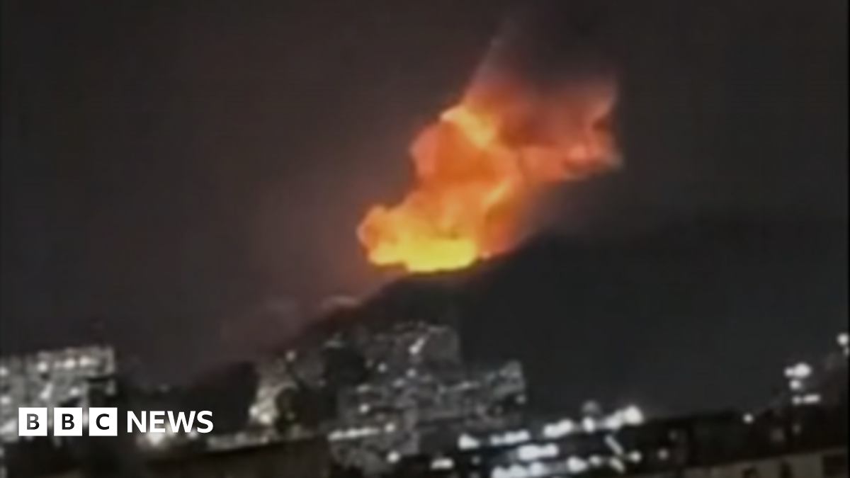 Trump orders strikes on Caracas, BBC's US partner says, as Venezuela declares national emergency