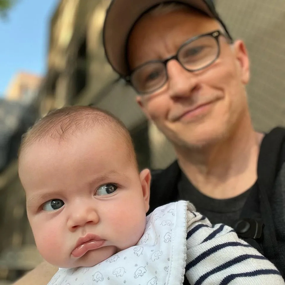 Anderson Cooper Instagram Sebastian Maisani-Cooper and dad Anderson Cooper