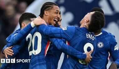 Chelsea 2-0 Brentford: Joao Pedro and Cole Palmer score for Blues